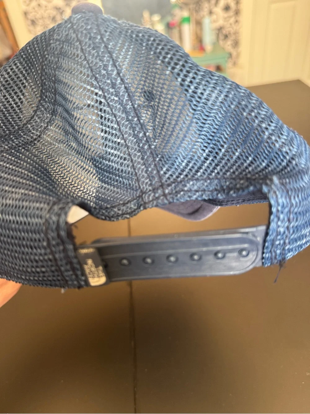 The North Face Kids Navy Blue Mesh Trucker Hat